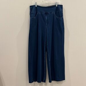 HALARA Dark Blue wide leg Jeans
